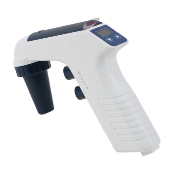 Automated Digital Pipettor Pipette Filler Laboratory Hospital Use Small Round Base Liquid Dosing Dispenser 6 Shift ,High Precision