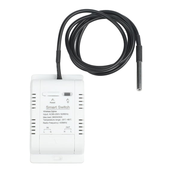 Automated Smart Thermostat for Zigbee and For Tuya with Temperature and Humidity Monitoring and Voice Assistant Support