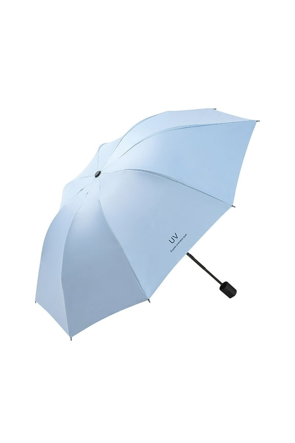 Automatic 3-Fold Umbrella | 8-Rib Windproof Compact Travel Sun Rain Protection | Inverted Dry Side Out Design | 110cm Canopy 26cm Folded