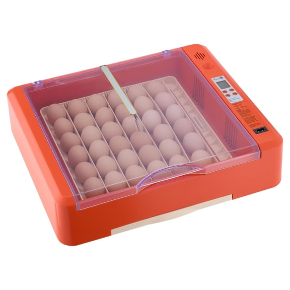 Automatic 36 Egg Incubator with Digital Temperature Humidity Control 360 Degree View Window LED Candler Egg Turner for Chicken Duck Goose Quail Eggs