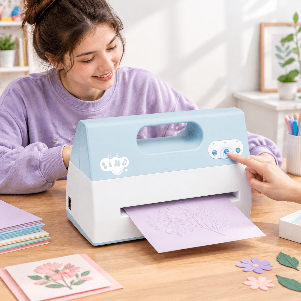 Automatic A4 Embossing and - Machine for Cardmaking and Crafts ...