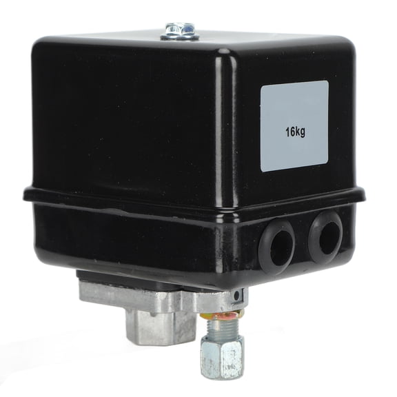 Automatic Air Compressor Pressure Switch Control Controller, 1.2-1.6M Pa / 174-232 PSI G1/4in Thread 220V/380V 16A Mechanical Regulator Valve Replacement for Vertical Horizontal Air Pumps