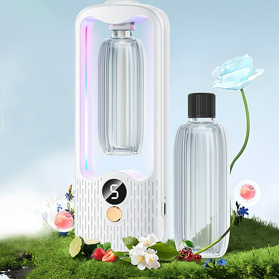 Automatic Air Freshener, Aromatherapy Deodorizer for Home Hotel Toilet, 35ml Essential Oil Diffuser, Timer Spray Function, Lasting Fragrance, Odor Eliminator
