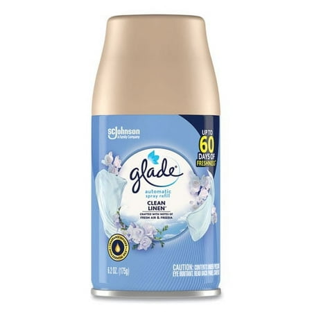 Automatic Air Freshener, Clean Linen, 6.2 Oz | Bundle of 5 Each