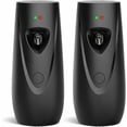 thumbnail image 1 of Automatic Air Freshener  Dispenser (2-Pack) Wall Mounted or Free Standing, Commercial and  Use, Multiple Time Scent/Mist Release Settings for Room/Restroom Sprayer (Black1103), 1 of 6