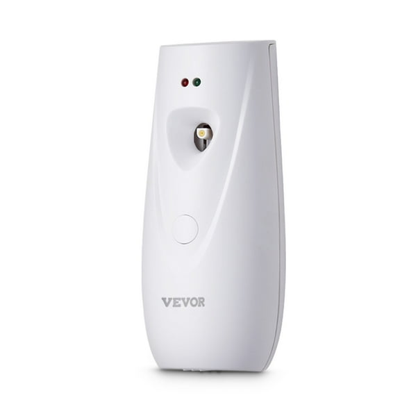 Automatic Air Freshener Spray Dispenser 2 Pack White Wall Mount or Free Standing Battery Operated with Timer for Home Office Bathroom Hotel