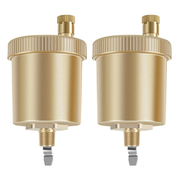 Automatic Air Vent Valve Versatile Sturdy Automatic Air Bleed Vent Compact Brass Automatic Float Valve Kit Release Valve Air Bleeder Valve Vent Set for Radiator