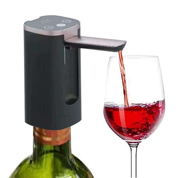 Automatic Alcohol Dispenser, High Pump Dispenser, Liquor Pump, Adjustable, Foldable Wine Decanter