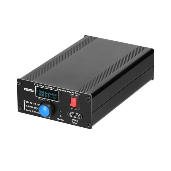 Automatic Antenna Tuner,20w 1.8-30mhz Alloy Tuner 20w 1.8-30mhz Antenna Tuner 1.8-30mhz Alloy Meter S Meter Dsfen Eryue Hxber Tuner Siuke Atu-10-0a Papapi Multicolor