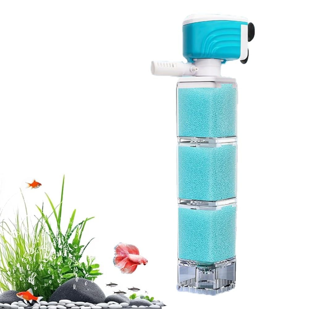 Automatic Aquarium Filter, Submersible Aquarium Filter, Quiet Multi ...