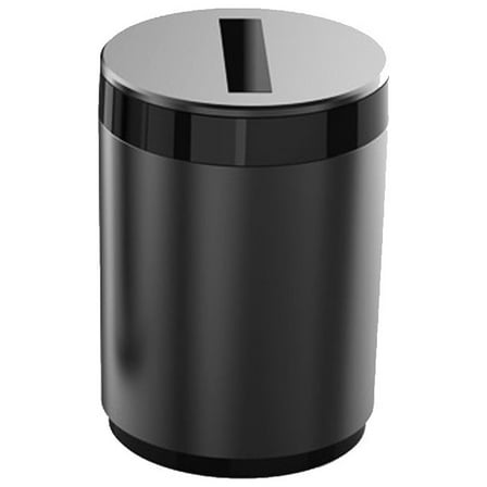 Automatic Ashtray with Infrared Induction, Intelligent Opening and Closing Design, LED Light for Use in Dark, Fireproof Material Suitable for Car Home and Office, Includes Data Cable