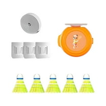 Automatic Badminton Rebound Trainer - 2025 Solo Practice Kit with Adjustable Tension, for Self-Study & Skill Development at Home, Gym, or Court