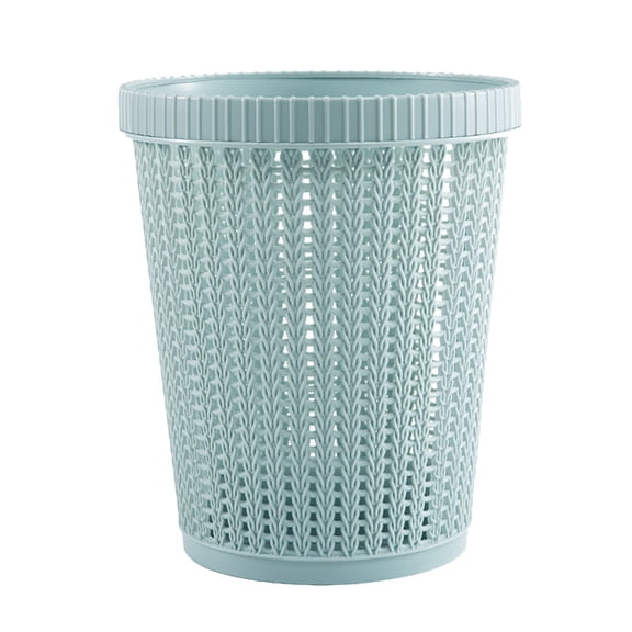 Automatic Bag Changing Trash Can Large, Blue 2 in 1 Sundries Storage Bin for Home Living Room Bedroom, Self Sealing Garbage Can