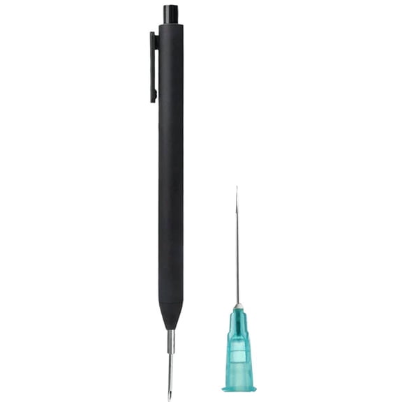 Automatic Bait Threader with Food-Grade Silicone Tip, Ergonomic Pen Design, ABS Material