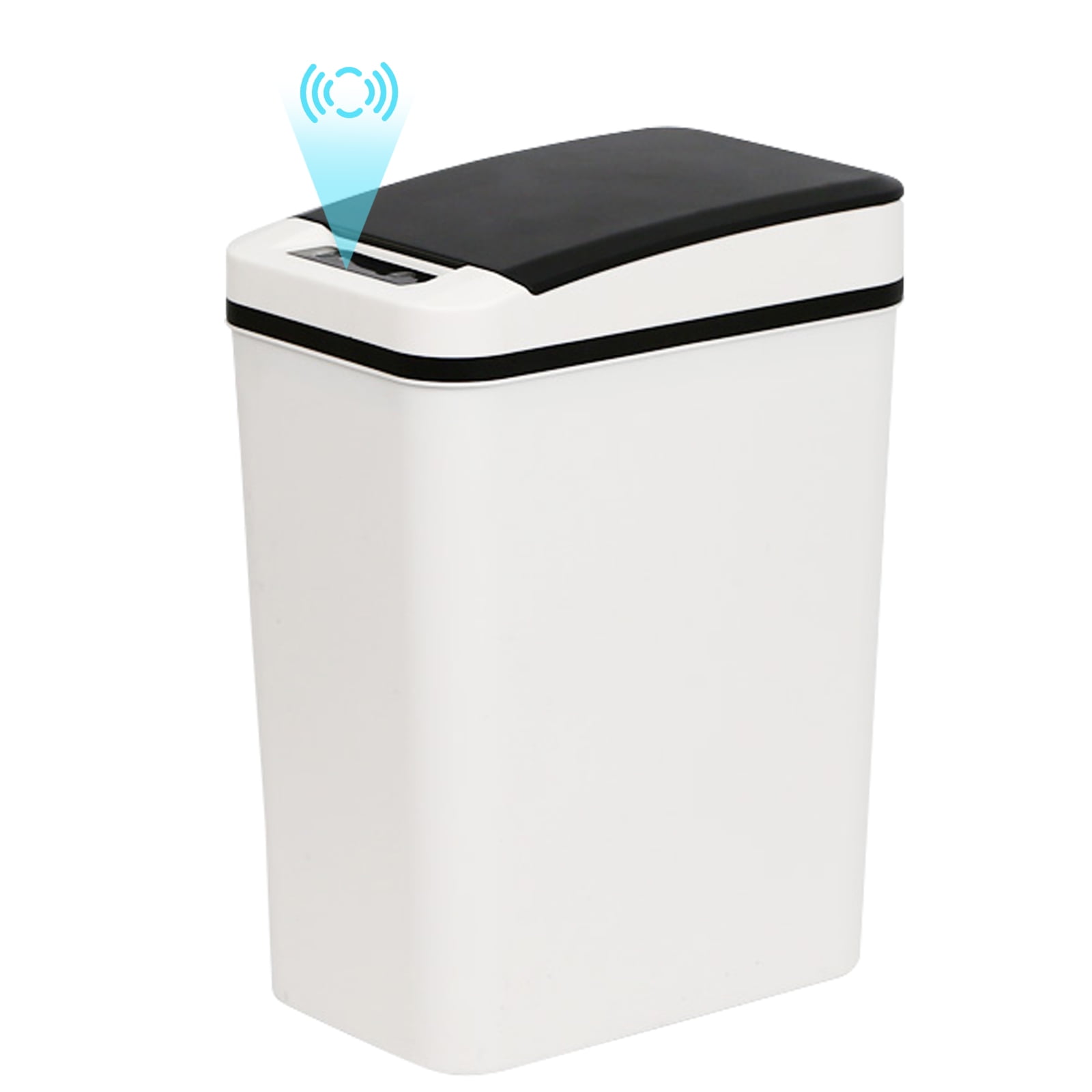 Automatic Bathroom Trash Can with Lid, 3 Gallon Touchless Trash Bin ...