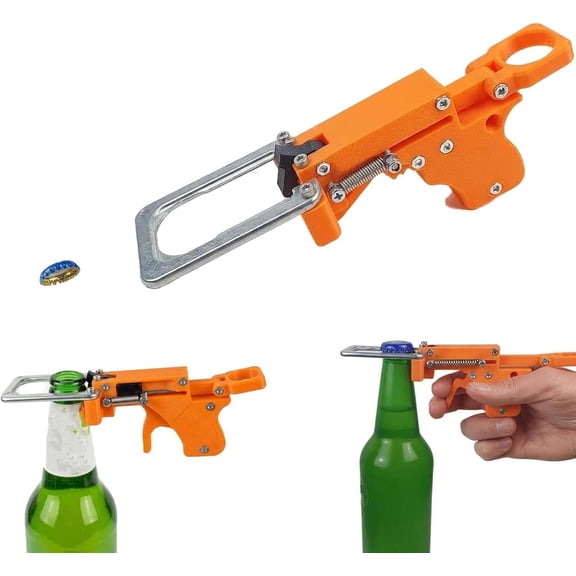 Automatic Beer Cap Launcher Opener Trigger Activated Bar Tool