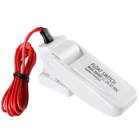 Automatic Bilge Pump Float Switch 12V 24V 32V White 1 Piece