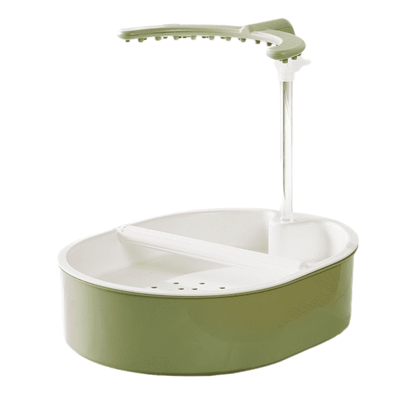 Automatic Bird Bath with Pump, USB Powered Quiet Circulating Water System, Adjustable Bird Shower for Budgies, Lovebirds, and Small Parrots, Electric Bird Bath for Pet Water Fountain