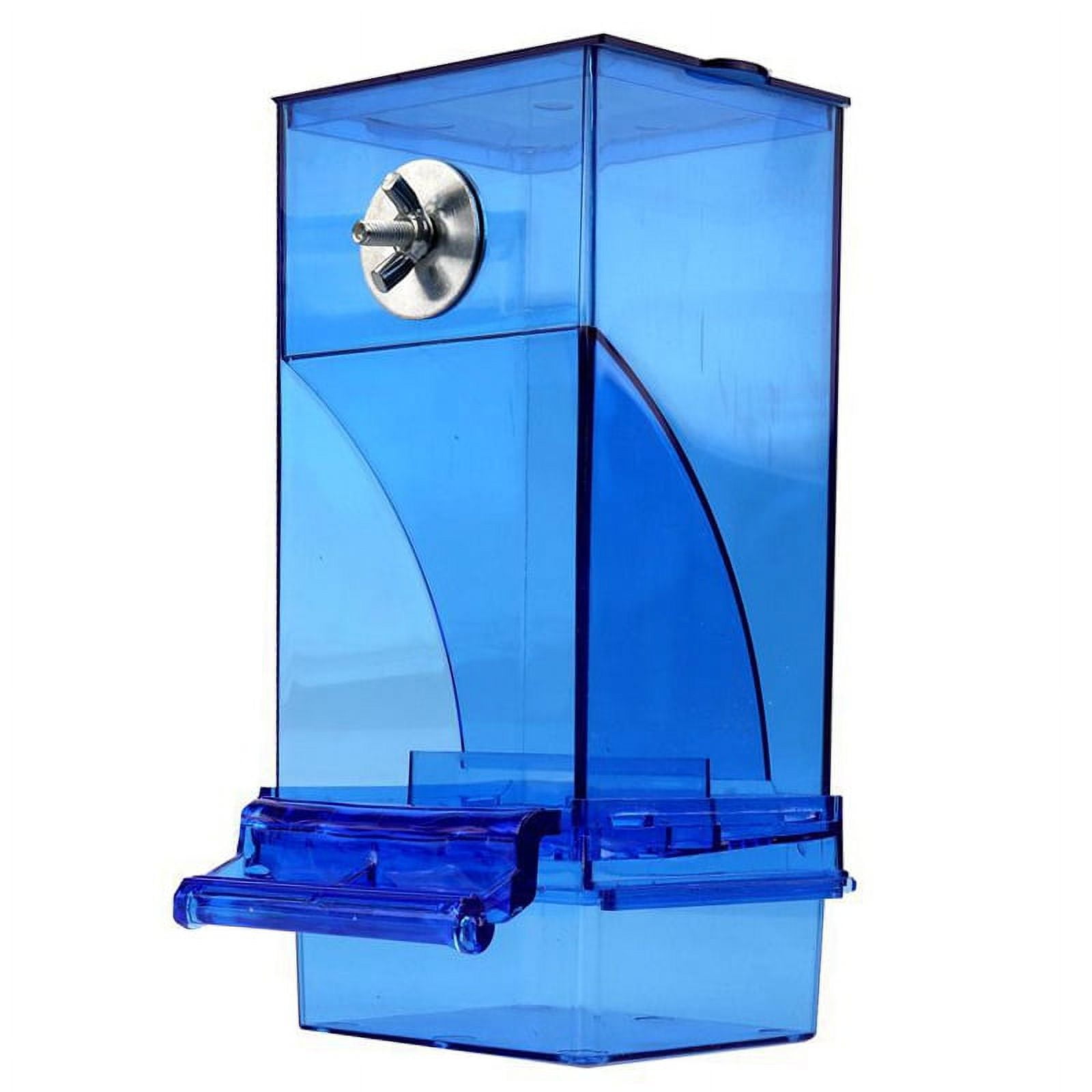 Automatic Bird Feeder Curved Design with Lid for Cockatiel Accessories