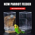 thumbnail image 1 of Automatic Bird Feeder, Mess-Free Bird Cage Feeder With Arc Slide Down Design For Parakeets Budgies Finches Canaries Cockatiels Small Conures, Leak-Proof Splash-Proof Filter Hole, 1 of 9