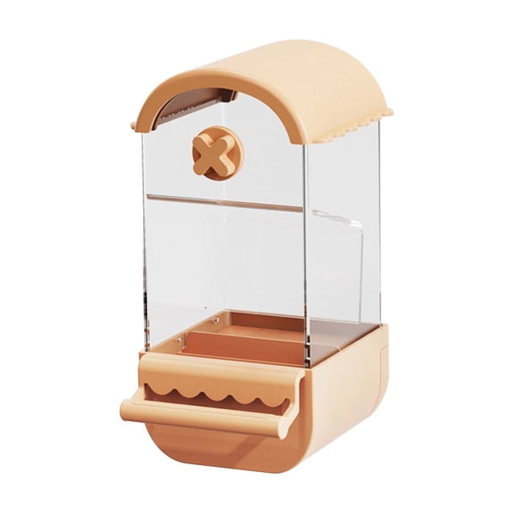 Automatic Bird Feeder with Scatter Control, Large Capacity Outdoor Bird Feeder, Transparent Design for Easy Viewing, Ideal for Home, Garden, and Yards for Bird Watchers