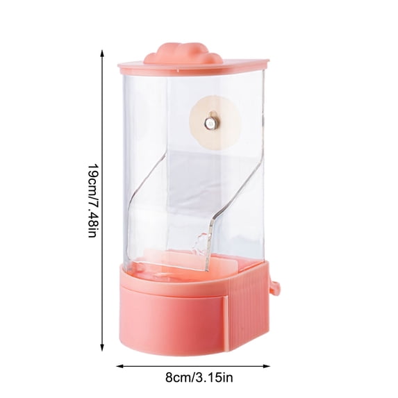 Image showcasing Automatic Bird Feeder for Parrots - Durable Plastic Design with Easy ...