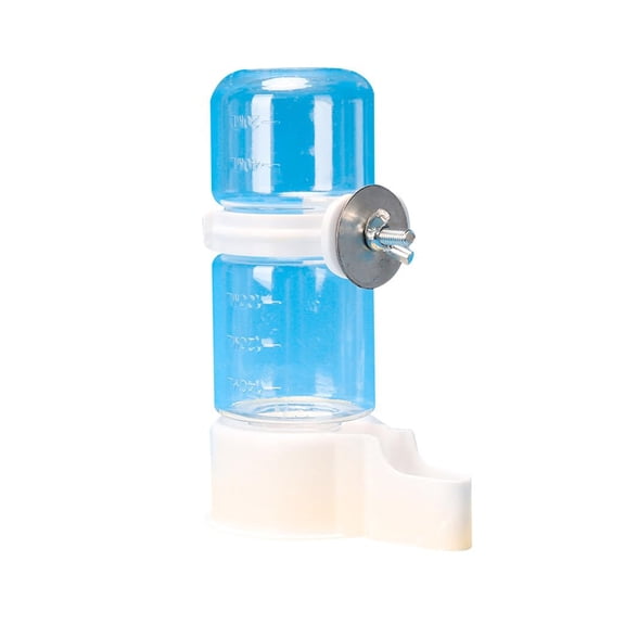 Automatic Bird Feeder with Drinking Pot, Transparent PP Material Automatic Waterer for Small Birds, Cage and Aviary Use, 140ml