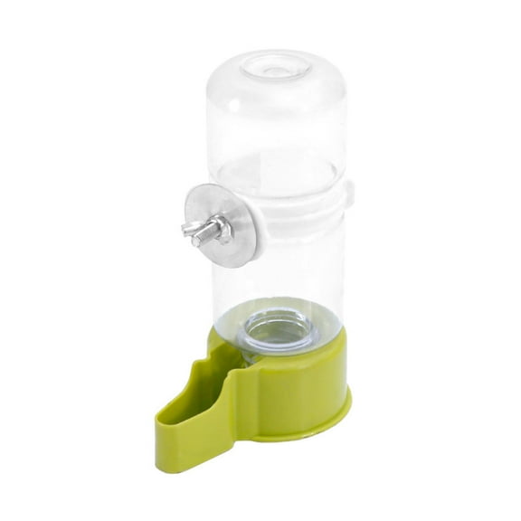 Automatic Bird Water Dispenser - 4.73oz Suspended Parrot Water Feeder for Cage, No-Mess Drinking Bottle for Parakeets, Budgies, Cockatiels, Lovebirds & Canaries