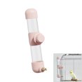 thumbnail image 1 of Automatic Bird Water Dispenser,QZS Pink Bird Water Bottle with Cleaning Brush, Cage Accessories Drinker Bowl Fountain for Parakeet,Cockatiel, 1 of 6