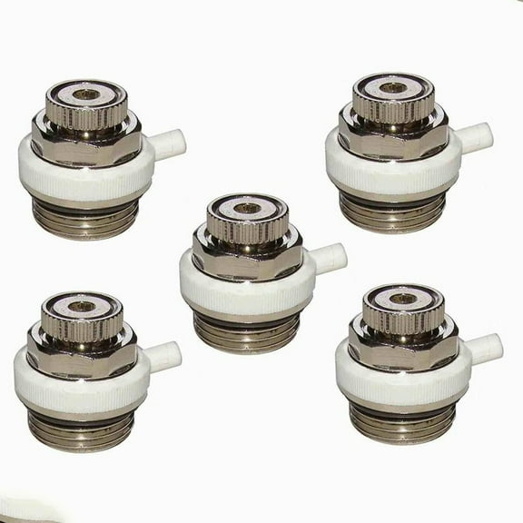 Automatic Bleeding Valve For Radiators, Automatic Bleed Valve For Heating, Set Of 1 2 3 5,Multi-Edge Valve,1/2\",Radiator Bleeder