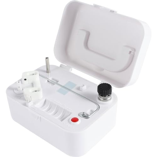 Automatic Bobbin Winder for Sewing Machine,Electric Bobbin Winder,Simple & Portable,2 AA Batteries Powered and 5VDC USB Charging (Batteries and Power Cord Not Included)