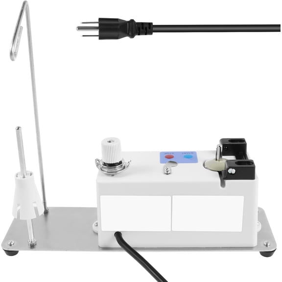 Automatic Bobbin Winder for Sewing Machine, Metal Electric Yarn Winder, Time Saving Electric Bobbin Winding with Bobbin Holder, Easy to Operate Easy to Use Automatic Bobbin Winder for Sewing Machine