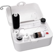 Automatic Bobbin Winder with Auto Stopper,Household Electric Winding Machine,Portable Bobbin Winder for Sewing Crafts Project,13.8 10.6 7.8 cm,White