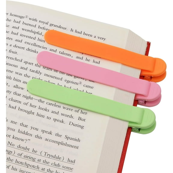 Automatic Bookmark, Silicone Book Marks for Reading Women, Men, Kids, Book Lovers, Cute Unique Book Markers for Reading, Reading Accessories Gifts for Book Lovers