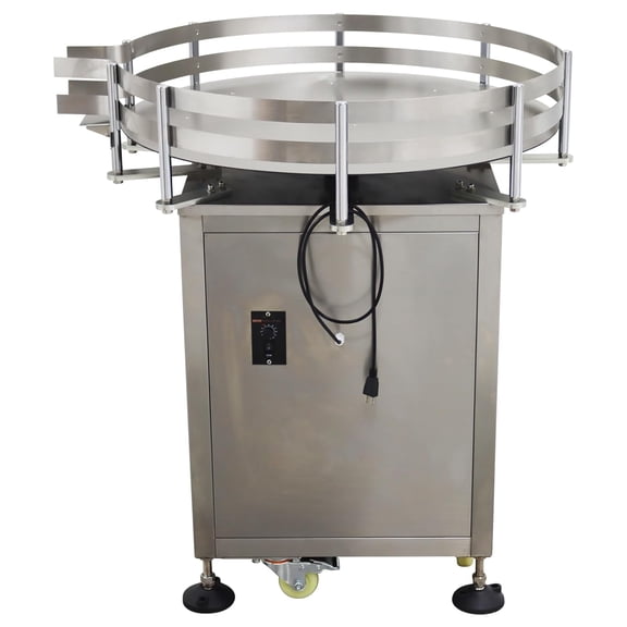 Automatic Bottle Unscrambler Turntable Bottle Collecting Distributing Machine 39.3 In Diameter
