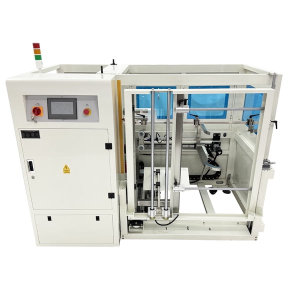 Automatic Box Forming Bottom Sealing Machine Carton Erector Tape Sealer 220V 8-15Boxes/Min Touchscreen Control