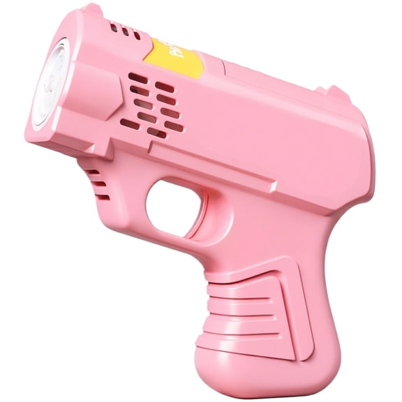 Automatic Bubble Blower, Portable LED Light Bubble Machine with 50ML Bubble Solution for Party Festival Outdoor Events (Pink)