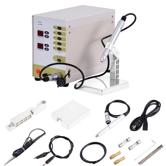 Automatic CNC Spot Welding Machine, Handheld Welding Machine Portable for Metal, Permanent Jewelry Welder kits Weldable Solid Gold, Aluminum, Titanium Welding