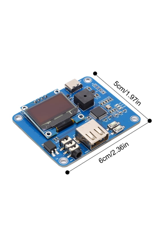 Automatic CW Transmitter Morse CW Practice Keyboard with OLED Display and USB Interface, Morse Code Keyer for Training