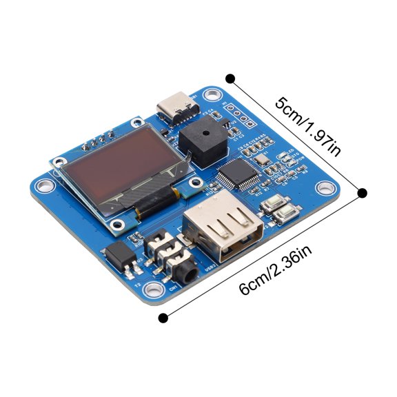 Automatic CW Transmitter Morse CW Practice Keyboard with OLED Display and USB Interface, Morse Code Keyer for Training