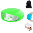 thumbnail image 1 of Automatic Cable Reel, Horizontal Retractable Cable Organizer for USB, Headphone, Data, Phone Charging Cables, Automatic Retractable Wire Management, Travel, Desk, Home, Office, Green, 1 of 8