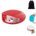 thumbnail image 1 of Automatic Cable Reel, Horizontal Retractable Cable Organizer for USB, Headphone, Data, Phone Charging Cables, Automatic Retractable Wire Management, Travel, Desk, Home, Office, Red, 1 of 8