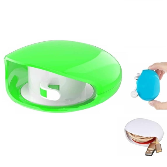 Automatic Cable Reel, Retractable Wire Organizer, 2025 New Horizontal Automatic Cable Organizer for USB, Headphones, Data Cables, No More Tangled Wires 3pcs Little Squirrel