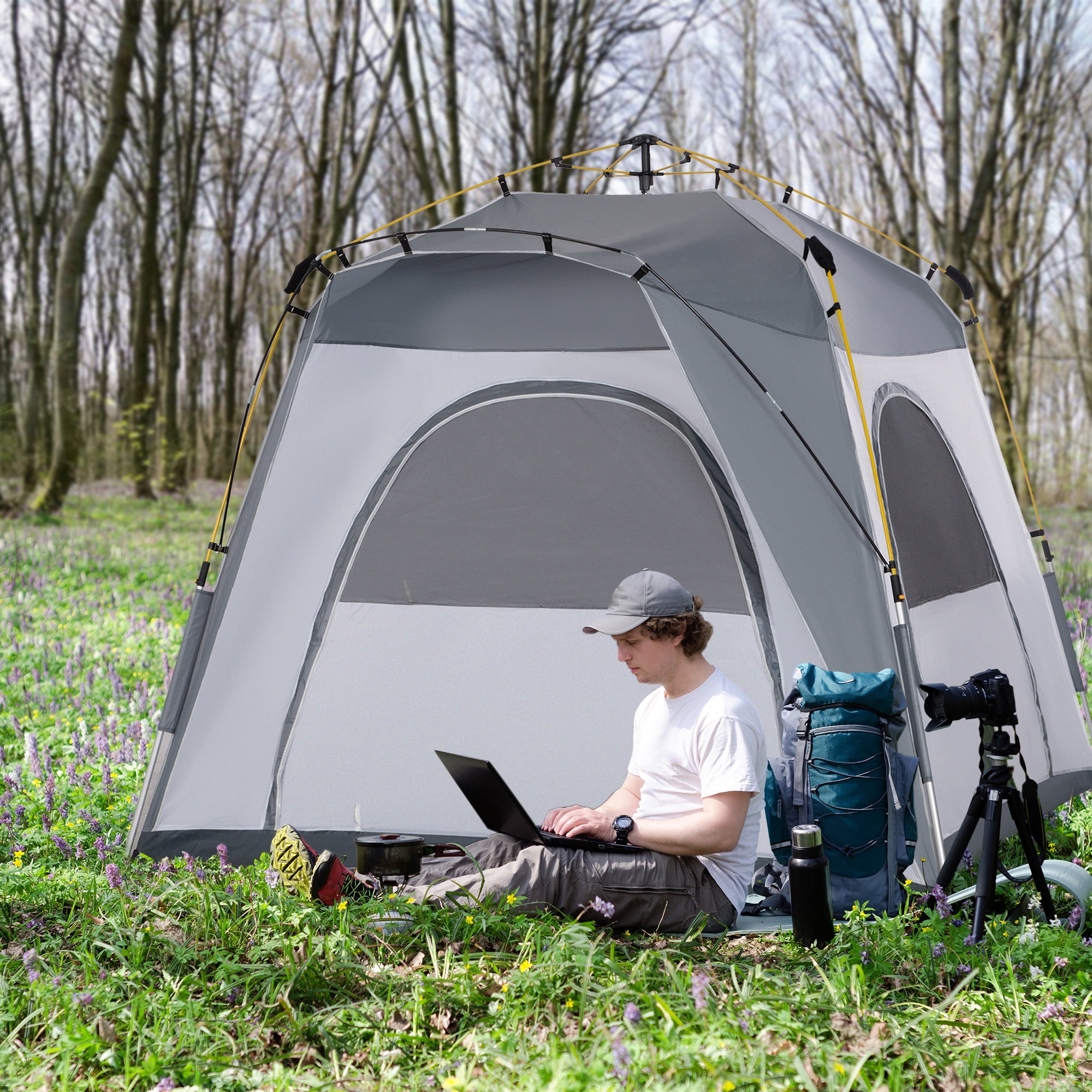 Ozark Trail 12-Person Base Camp Tent with Light - Walmart.com Ozark Trail 12-Person Base Camp Tent with Light - Walmart.com