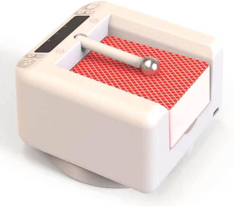 Automatic Card Dealer Machine, 360° Rotating Card Dealer, Builtin