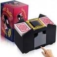 thumbnail image 1 of Automatic Card Shuffler 1/2/4/6 Decks, Electric Battery-Operated Shuffler, Casino Card Game for Poker, Home Card Game, UNO, Phase10, Texas Hold'em, Blackjack, Home Party Club Game, 1 of 13