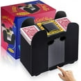 thumbnail image 1 of Ht Viik Automatic Card Shuffler for 1-6 Decks, Battery-Operated Electric Shuffler for Poker, UNO, Blackjack, 1 of 13