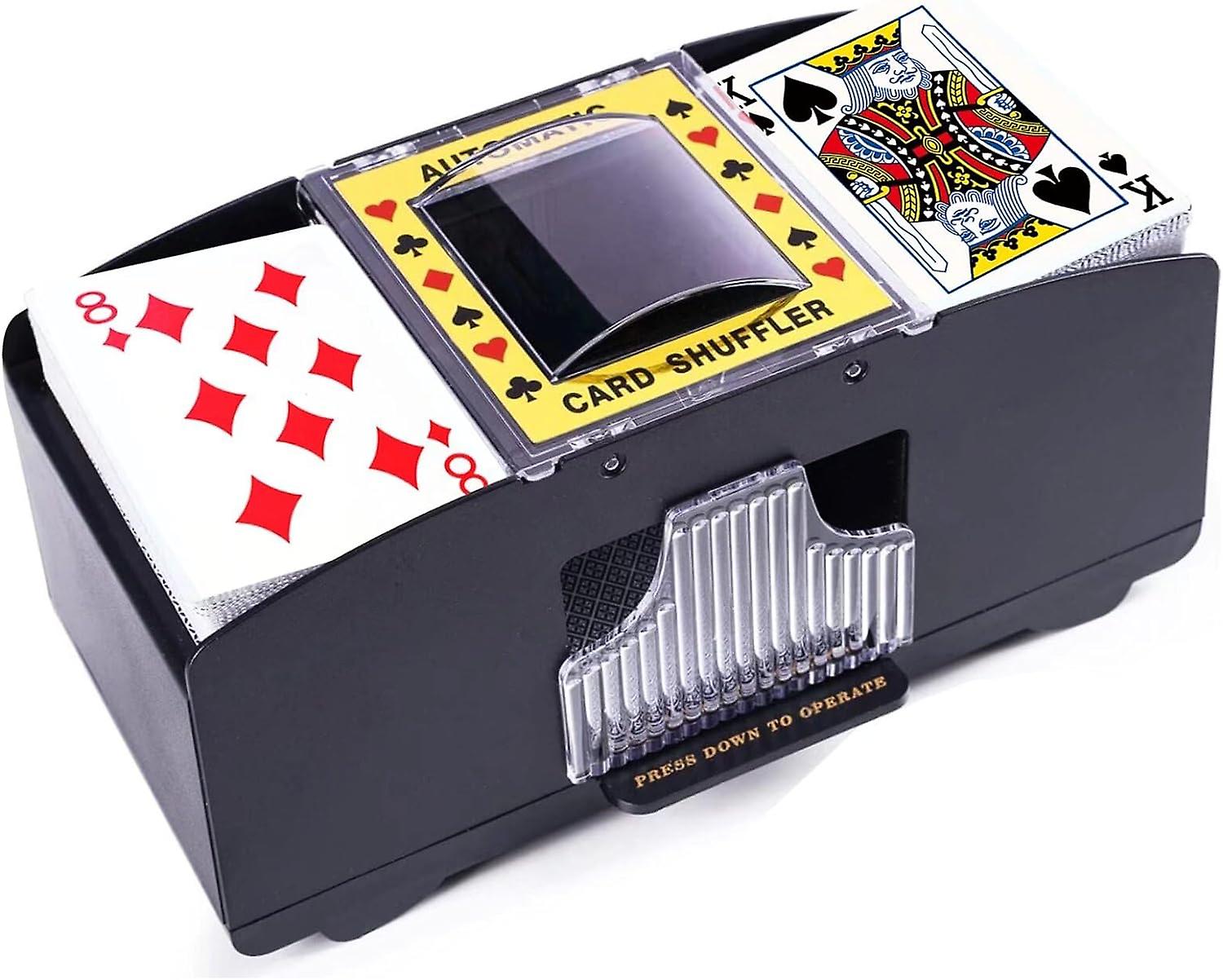Automatic Card Shuffler, Battery Operated Card Dealer Machine, Electric
