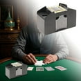 thumbnail image 1 of Automatic Card Shuffler Machine for Poker Texas Hold'em Mahjong and Tabletop Games Efficient Portable Shuffling Device, 1 of 4