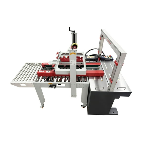Automatic Carton Packaging Folding Sealing Sealer Packing Machine Strapping Machine